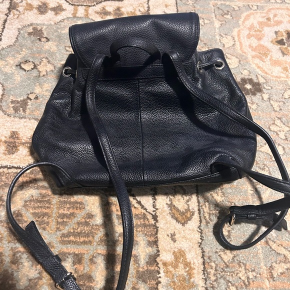 Kate Spade Black Leather Backpack - Picture 5 of 8